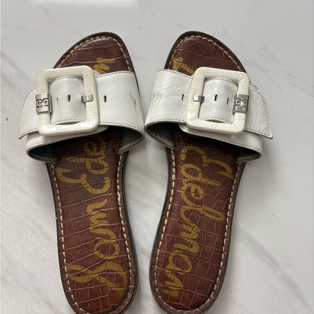 Sam Edelman White Sandals